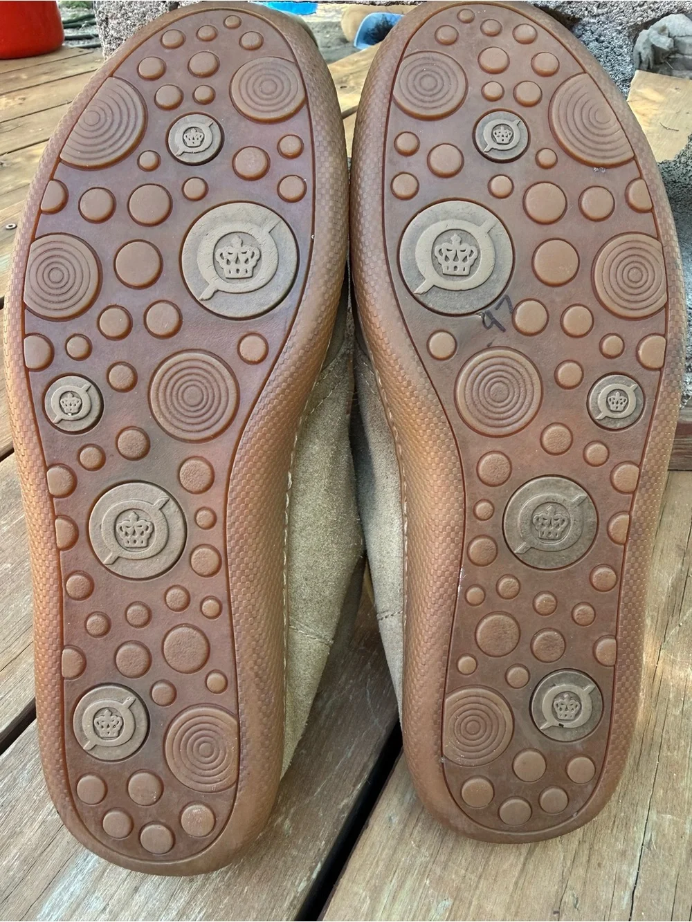 Born Men's Asten suede chukka boots in a desert sand or taupe color